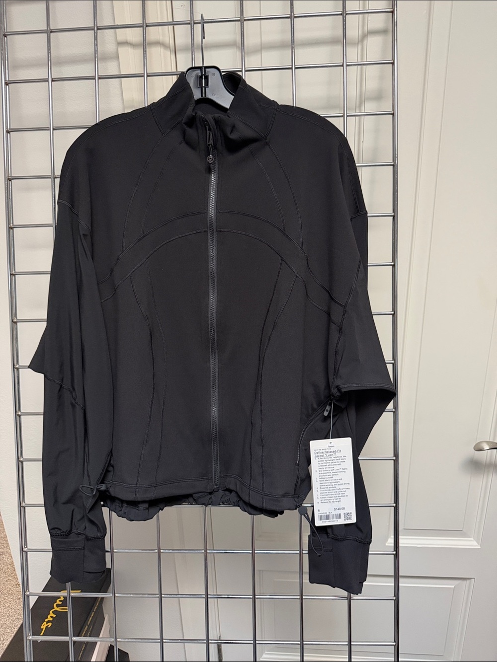 lululemon athletica Define relax fit Black Zip-Up Bomber Jacket